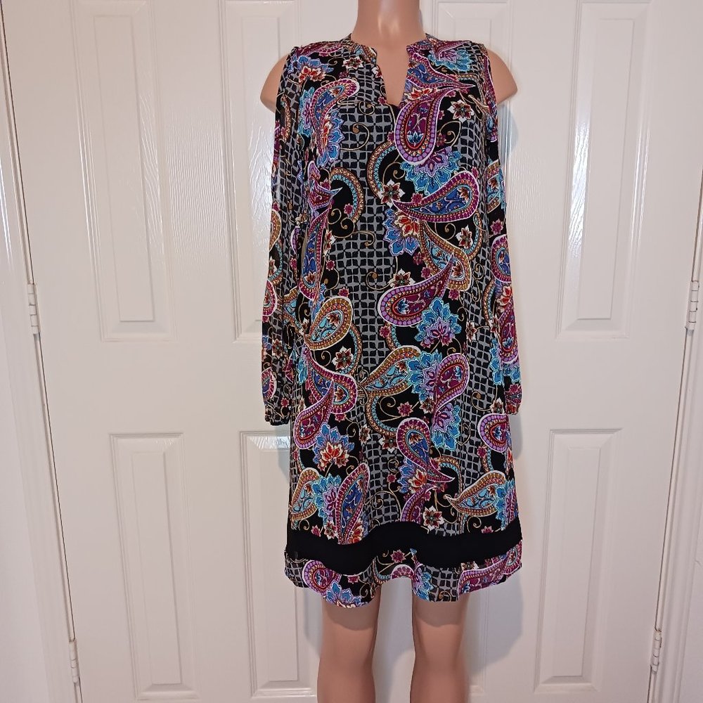 Nicole Miller Cold Shoulder Dress Size 2/4
